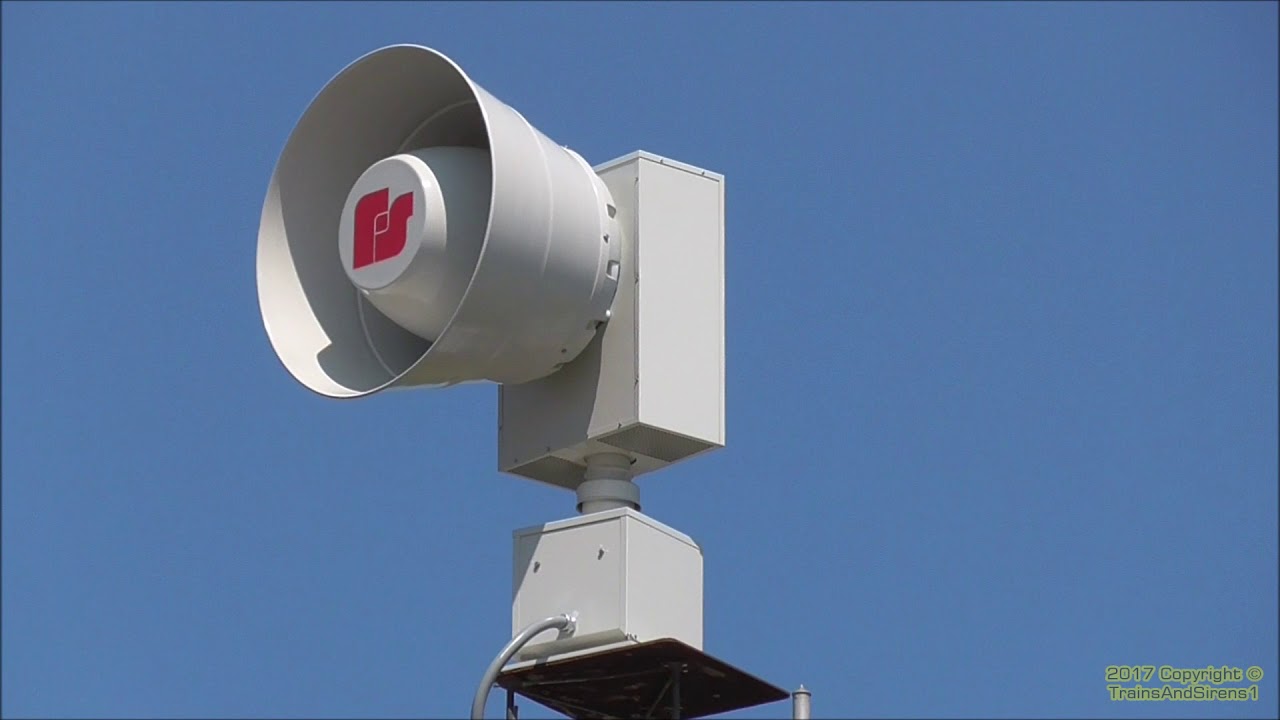 Brand New FS 2001-130 Weekly Fire/Tornado Siren Test, 3 Min. Fast Wail - Prosperity, SC