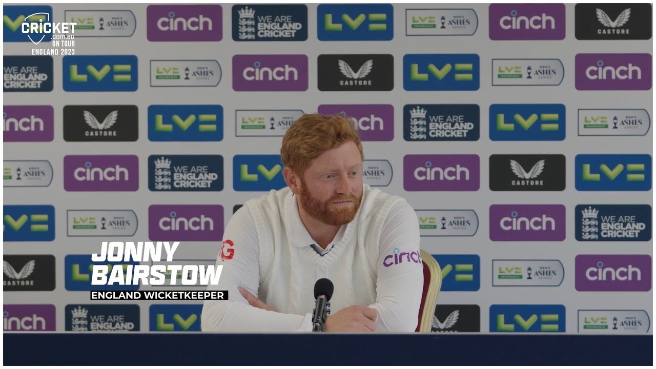 Fiery Bairstow snappy with journalists after 99 not out in Manchester | Men's Ashes 2023