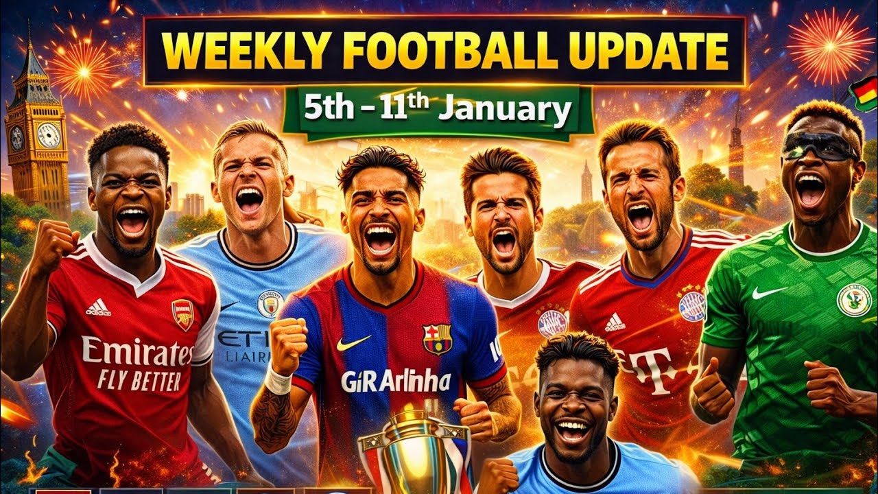 Football Weekly Update Ft El Classico Premier League, Laliga Club Friendles 