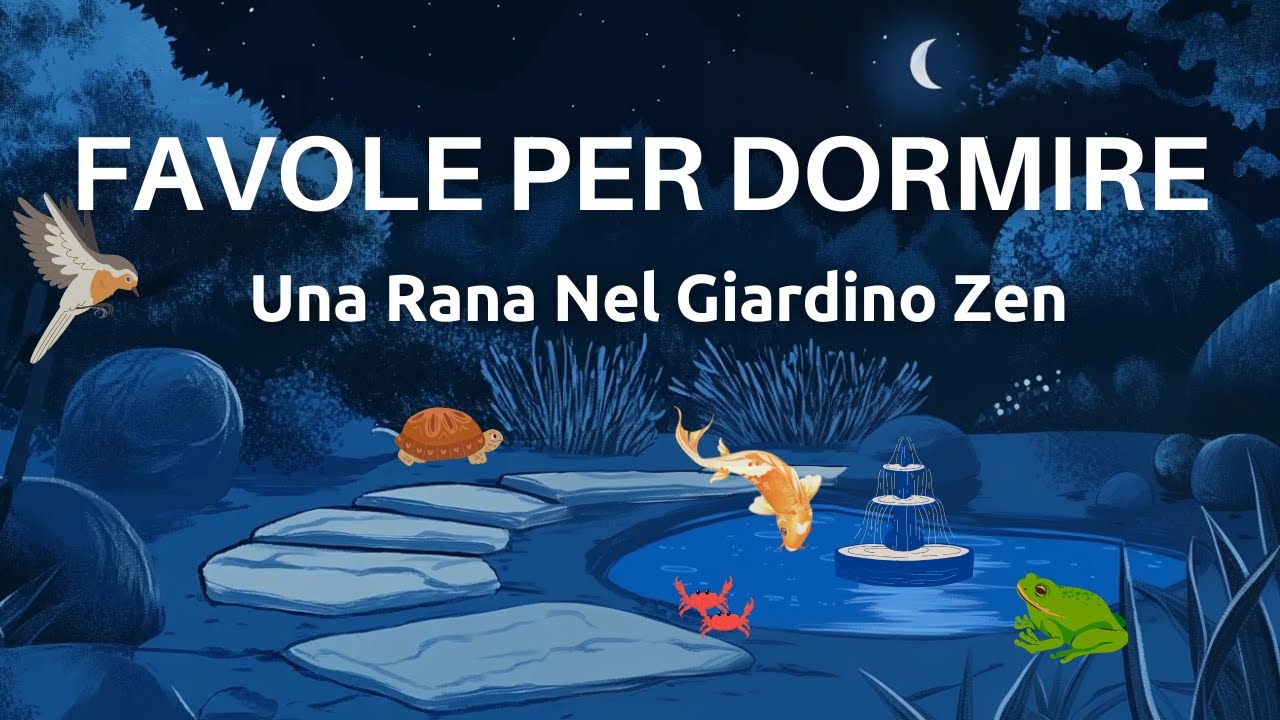 Favole Per Dormire - La Rana Nel Giardino Zen - Voce Rilassante - Racconti Per Favorire il Sonno