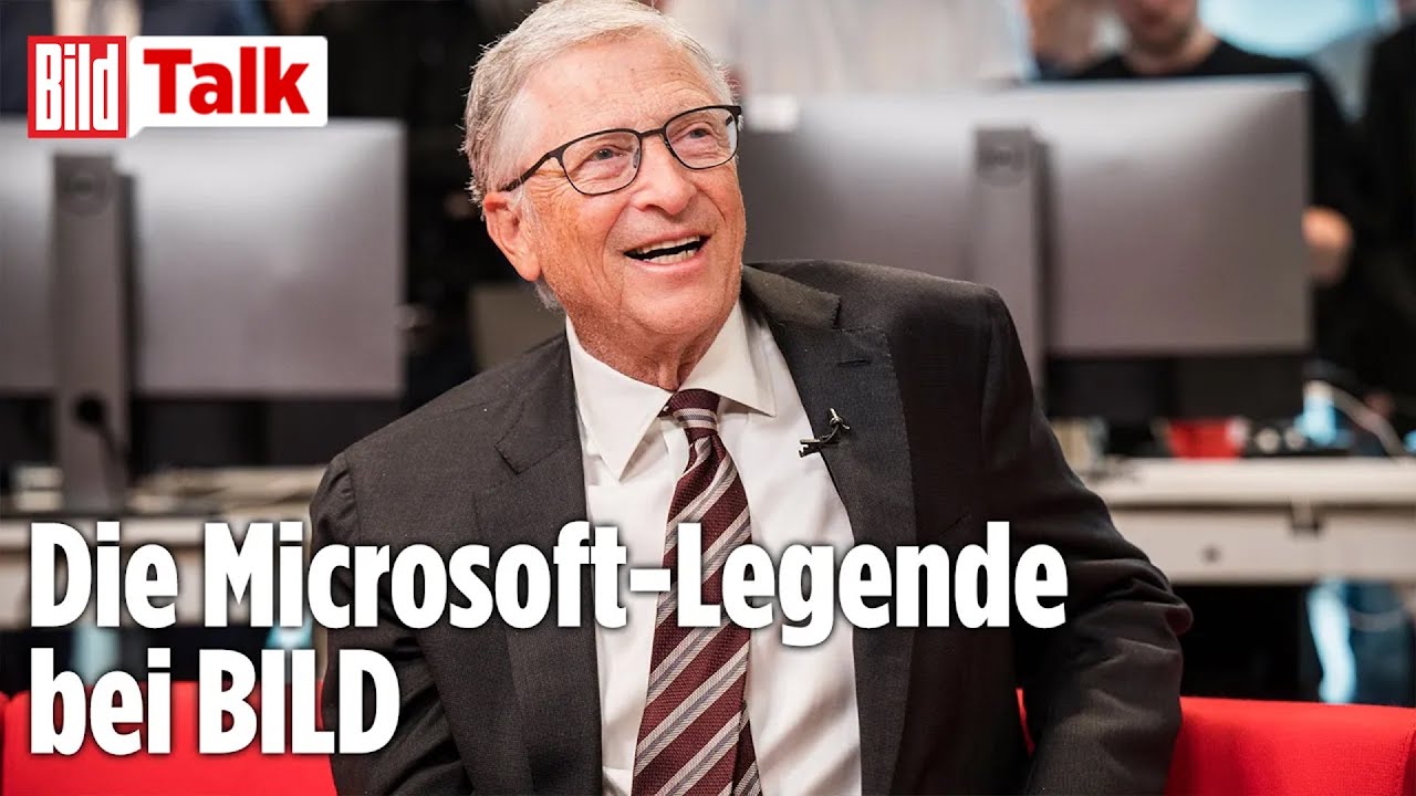 Bill Gates über TikTok, KI, seine Stiftung und Bargeld | BILD-Talk mit Marion Horn