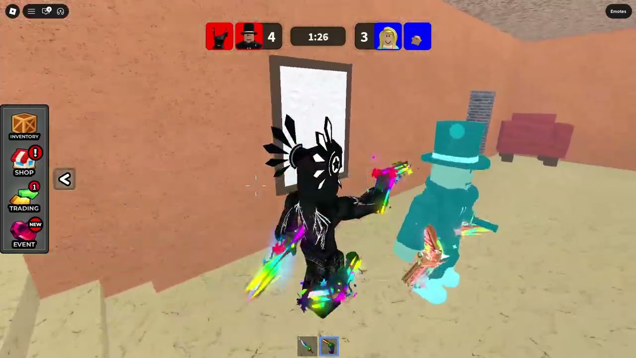 knife vs gun duels