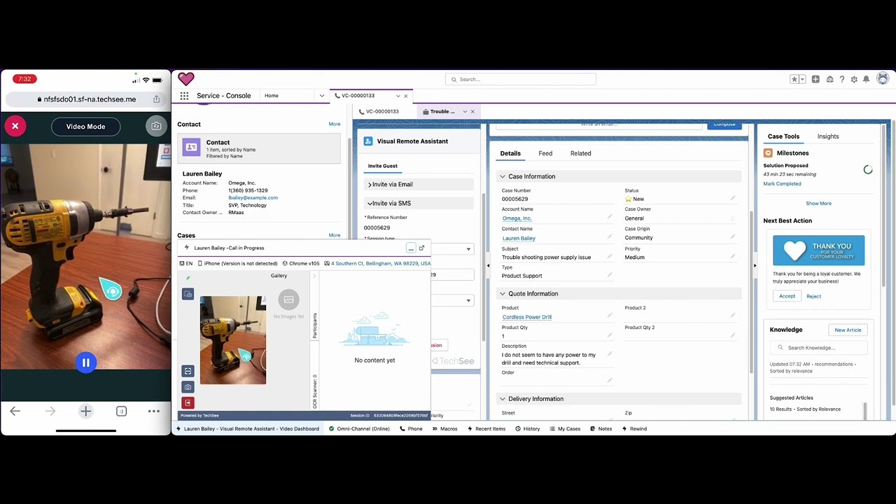 Salesforce Visual Remote Assistant (VRA) | Demo by NeuraFlash