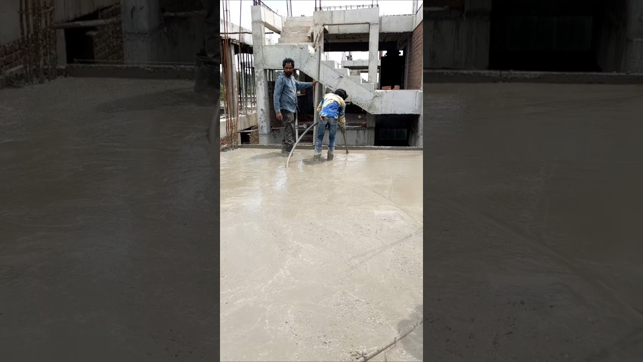 How to use vibrator in slab//civil constructions content