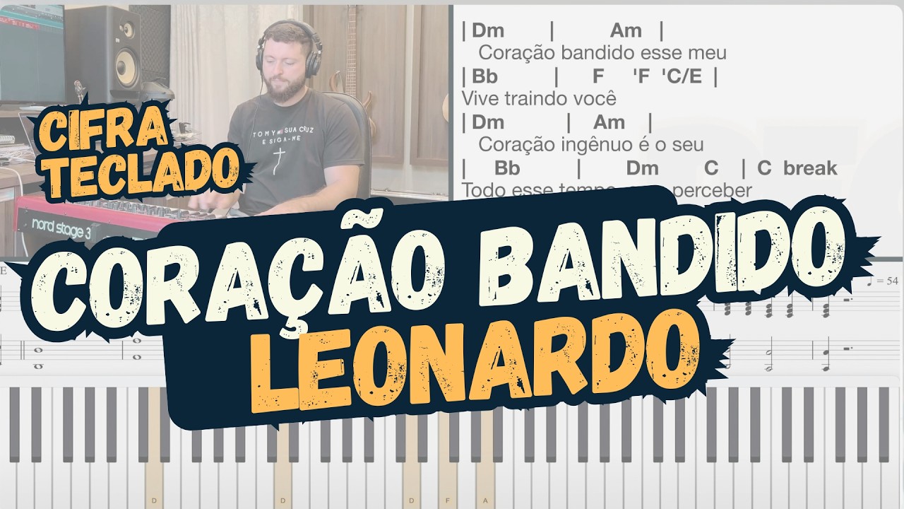Coração Bandido | Aprender no teclado | Leonardo