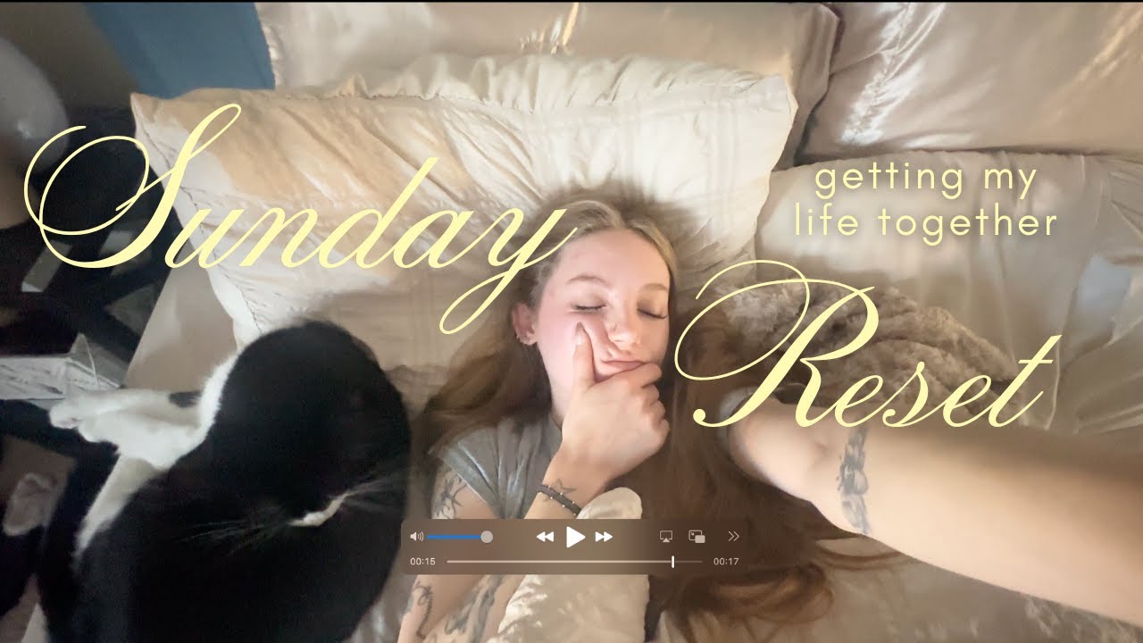 Fighting Laziness With a Classic SUNDAY RESET, sunday habits, productivity, organization 