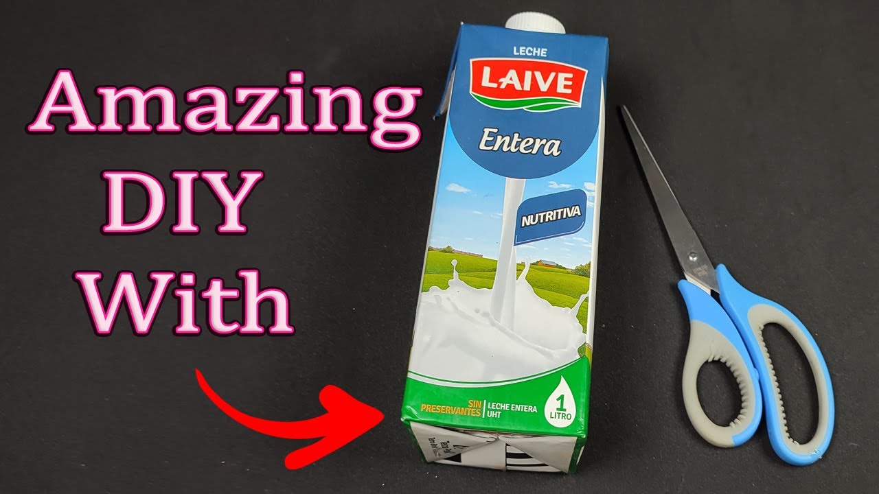 Best Reuse Milk Carton Idea How To Recycle Milk Carton Box