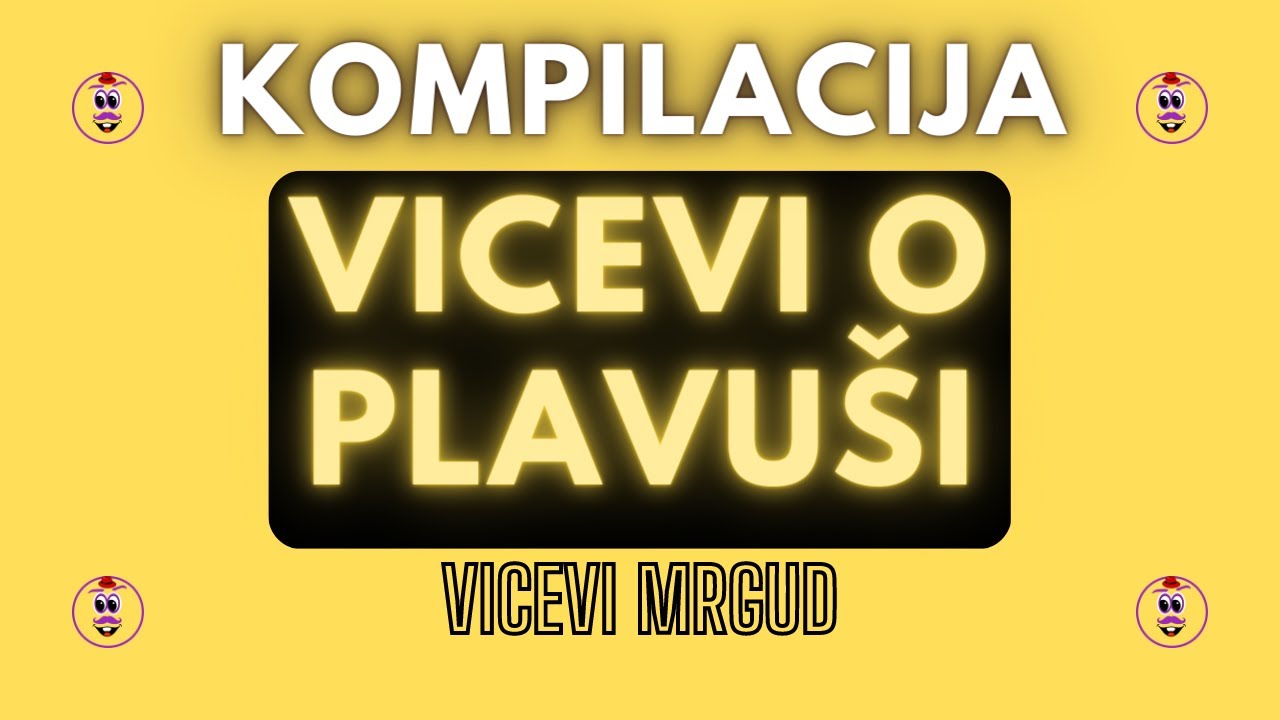Kompilacija Vicevi o Plavu&scaron;i - Vicevi Mrgud