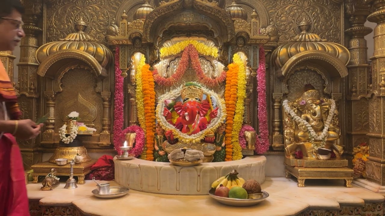 सिद्धिविनायक LIVE सायंकाळची धूप आरती  🙏 गणपती  बाप्पा मोरया 🙏 मंगलमूर्ती मोरया 🌺
