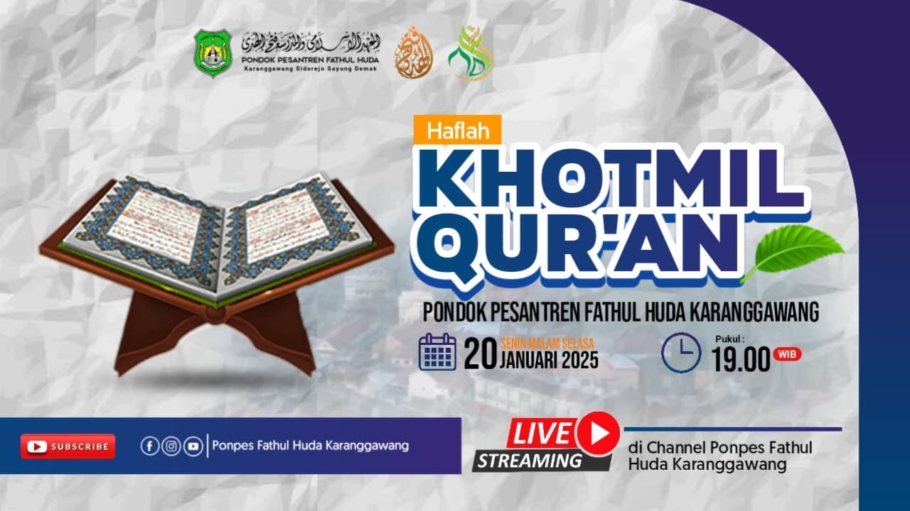 🔴Live...!!! Haflah Khotmil Qur'an XIV Pondok Pesantren Fathul Huda