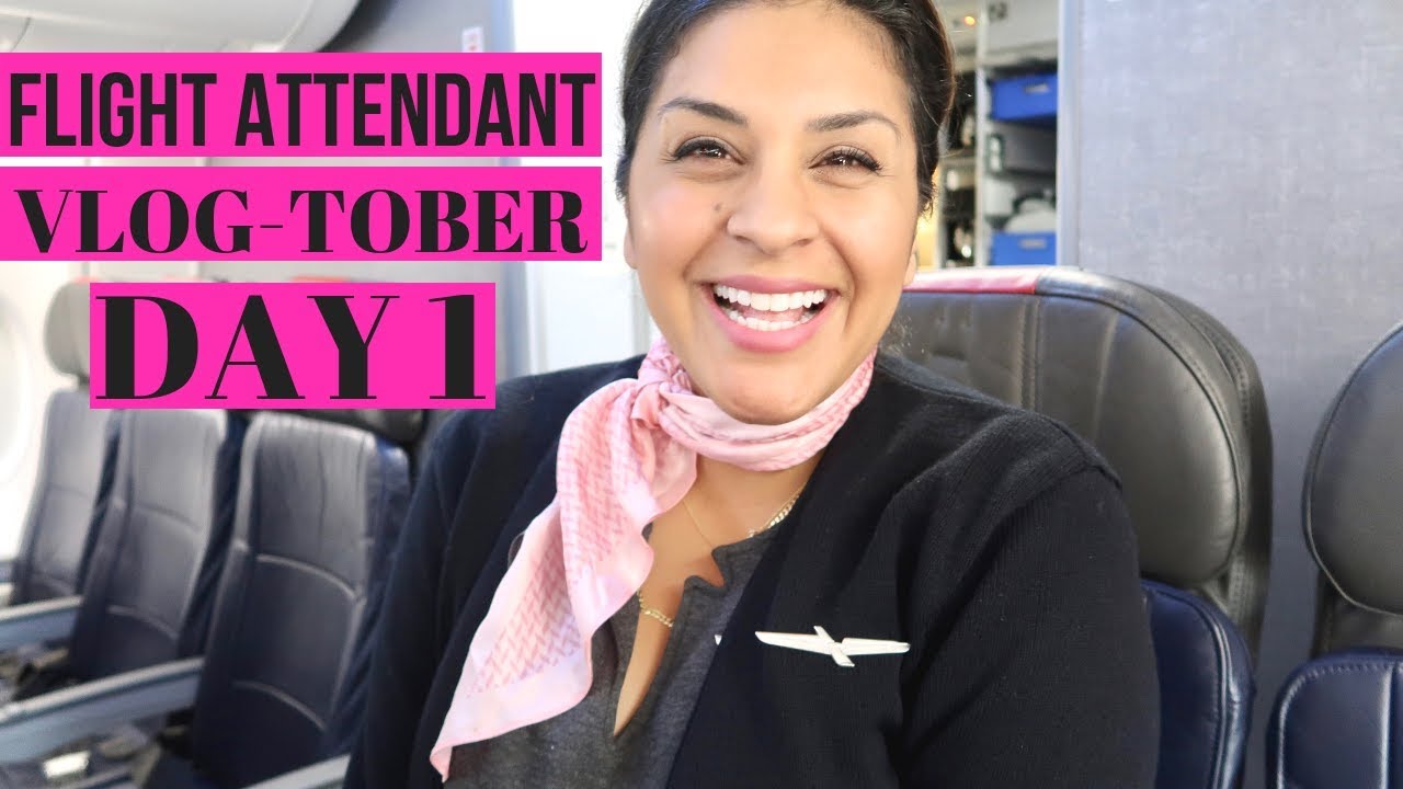 Flight Attendant Life - 3-Day Work Trip  |  VLOGTOBER Day 1, 2018