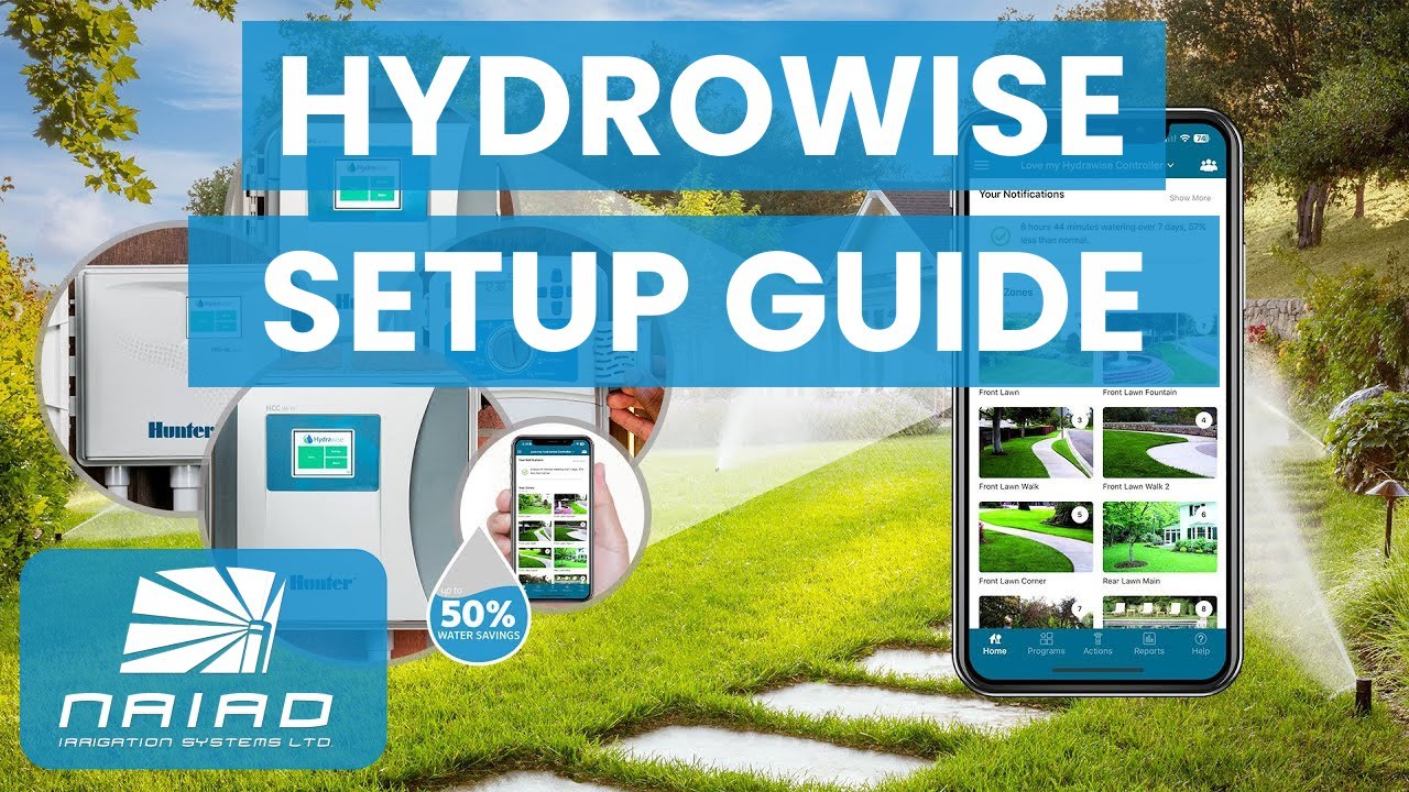 How Naiad Irrigation Systems Sets Up a Hunter Hydrawise Timer | Calgary