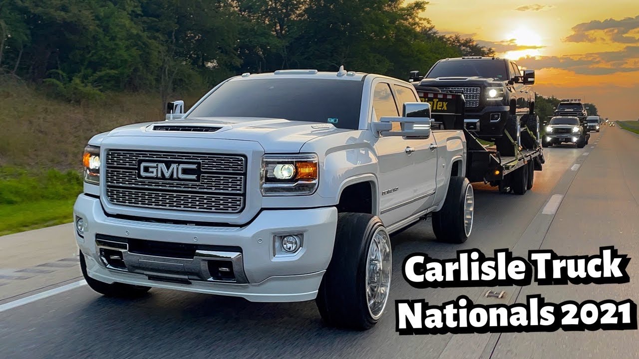 Towing on 14 wides to the Carlisle Truck Nationals!