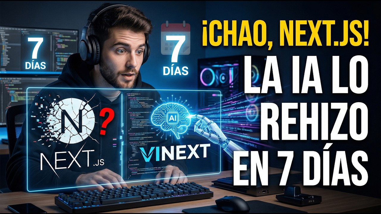 ¿El FIN de Next.js? Reconstruyeron todo el Framework con IA en 7 días