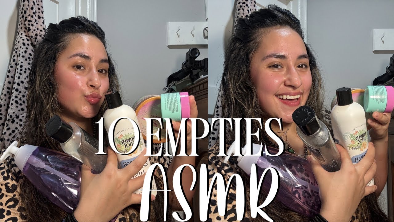 10 MINUTES FOR 10 EMPTIES ASMR w/ GUM CHEWING