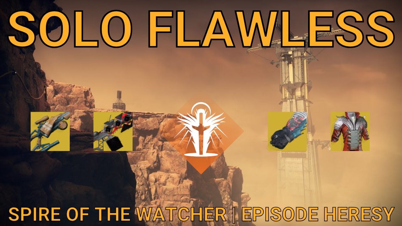 Solo Flawless Spire of the Watcher on Warlock in 29 Minutes | Episode: Heresy (Destiny 2)