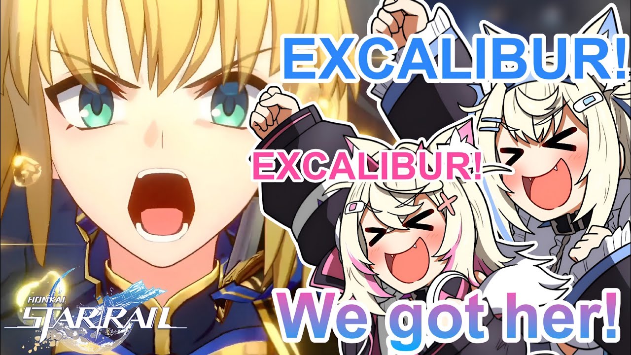 ふわもこがセイバーを召喚した瞬間！＆伝説のエクスカリバーシーンのリアクション