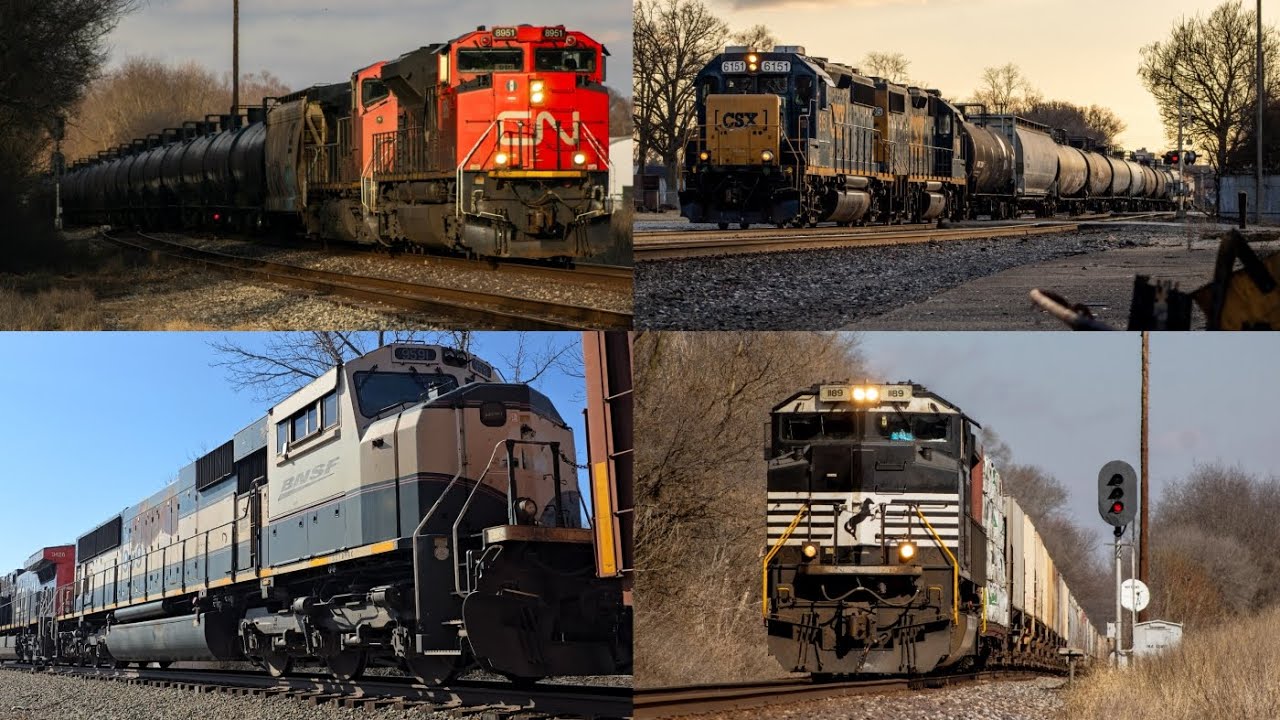 Foreign Power & EMD Mania on the CSX CE&D Sub! 
