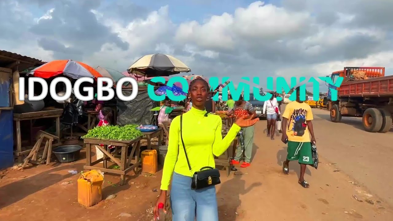 Tour of FAST GROWING  IDOGBO COMMUNITY - LIFE INSIDE BENIN CITY - Edo state