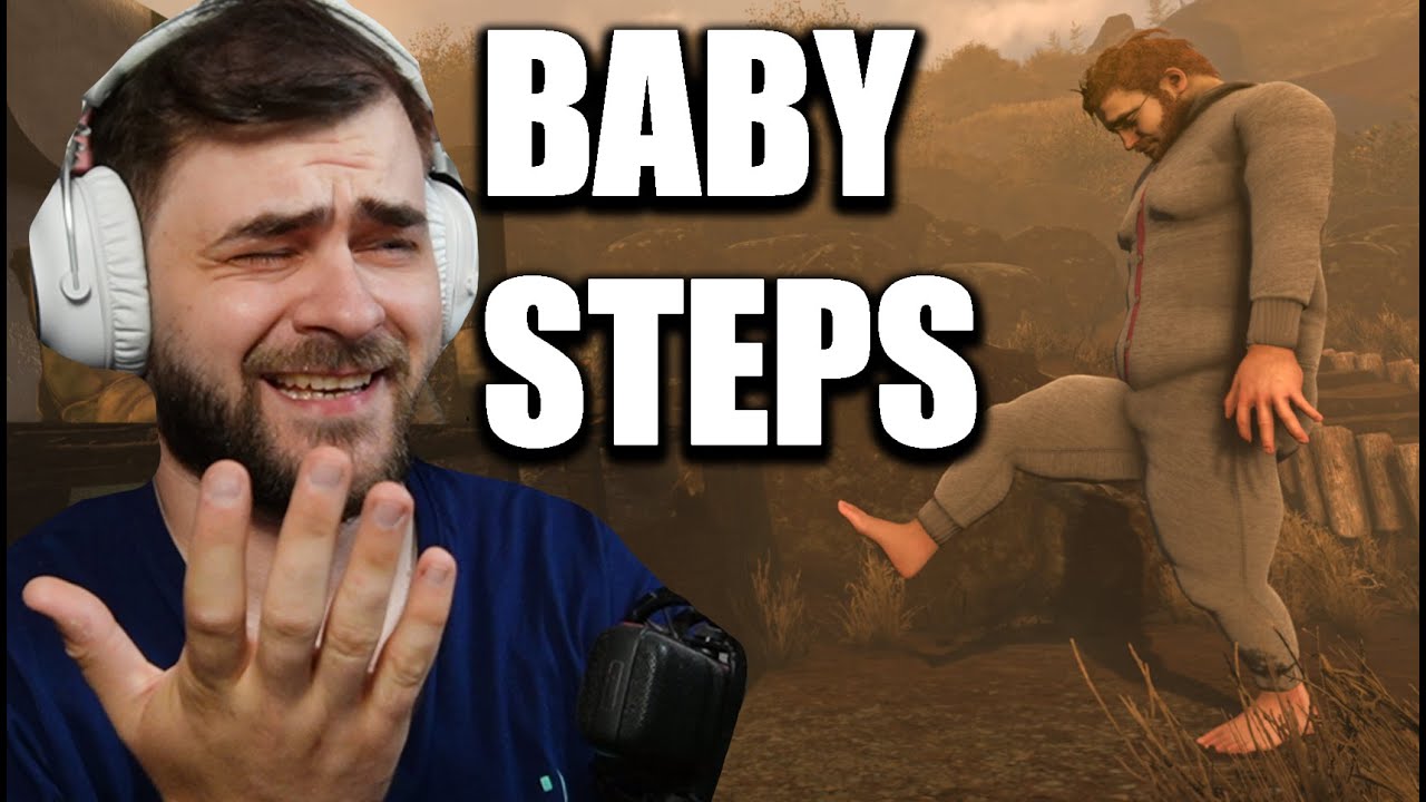 Symulator chodzenia ALE BARDZO CIĘŻKI - Baby Steps