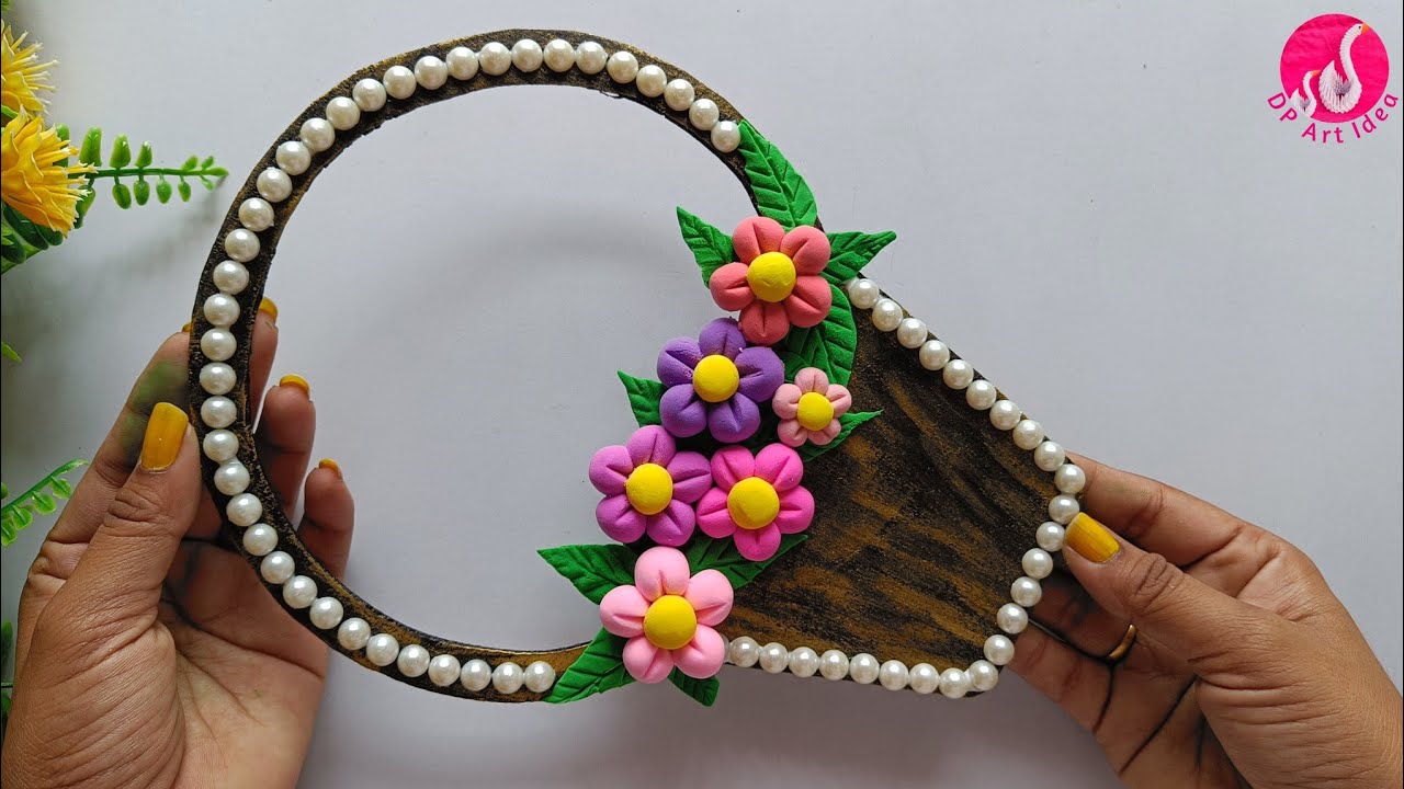 Room decor Idea || DIY Wall Hanging || Wall Decor Craft Idea with Clay
