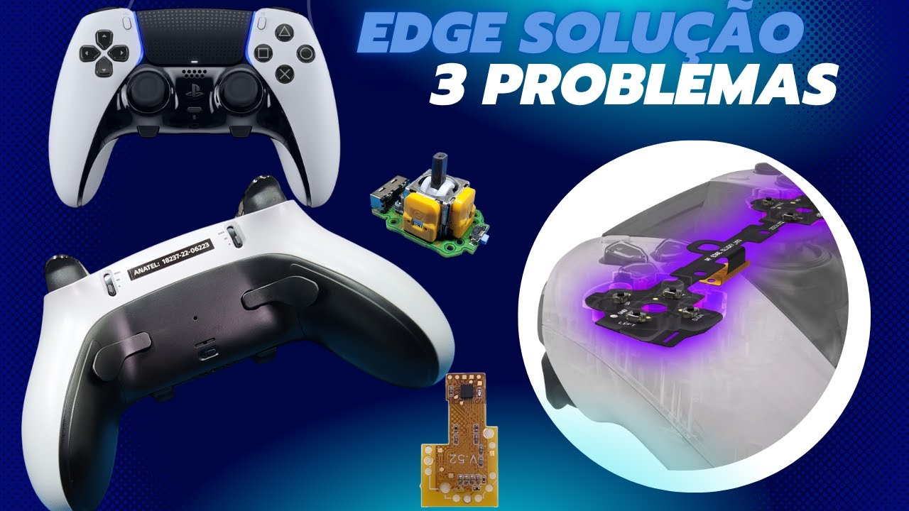 DUALSENSE EDGE COMO CORRIGIR OS 3 DEFEITOS DE FÁBRICA E  INSTALAÇÃO CLICK DE MOUSE