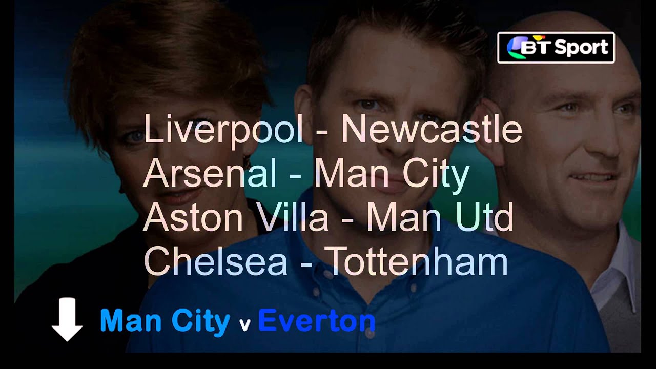 Man City v Everton Live Stream on BT Sport - Watch FREE