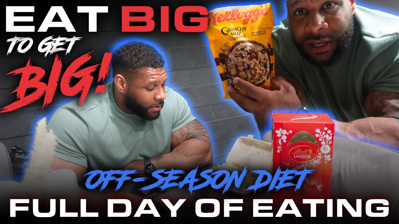 WHAT I EAT TO GET TO 300LBS / Full Day Of 'OFF-SEASON' Eating / Nathan De Asha Pro Bodybuilder Diet