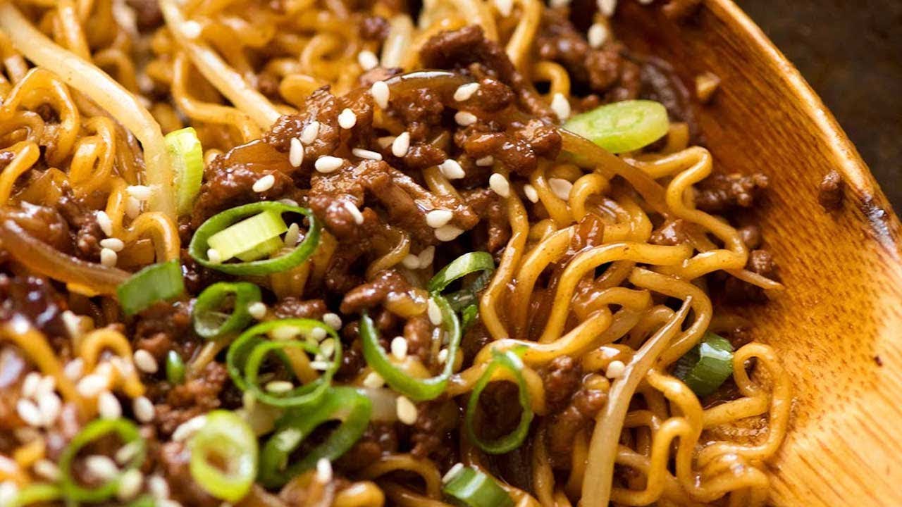 QUICK! Asian Beef and Noodles