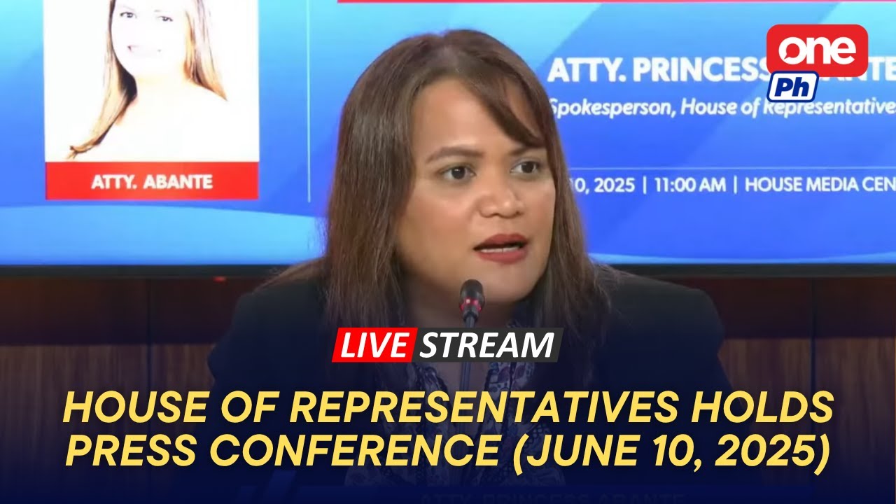 LIVE: House of Representatives holds press conference (June 10, 2025)