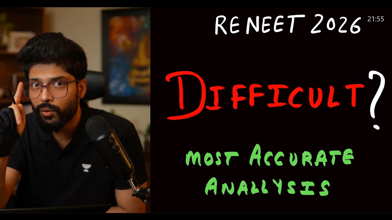 RE-NEET 2026 May Be Harder Than Expected | What You Should Do