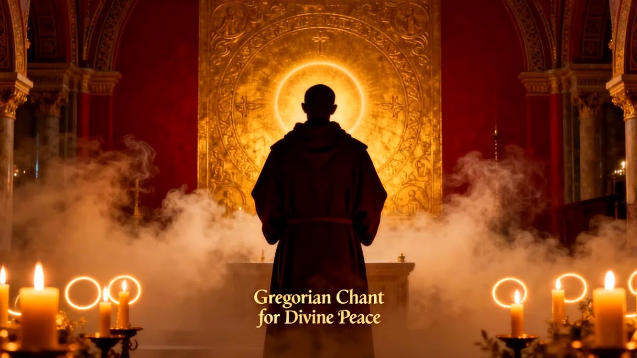 Gregorian Chant for Healing Sleep and Sacred Reflection | Benedictine Ambience and Divine Calm