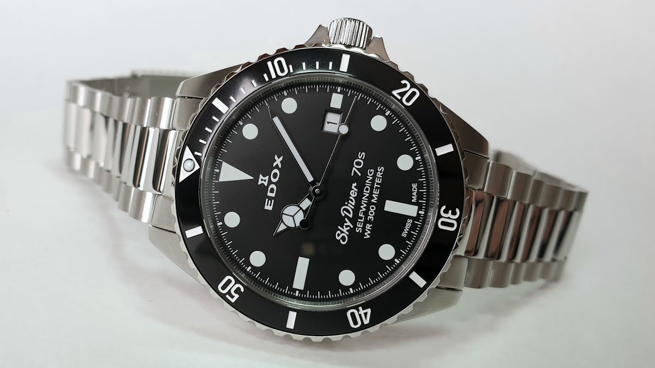 EDOX SkyDiver 70s Date Automatic