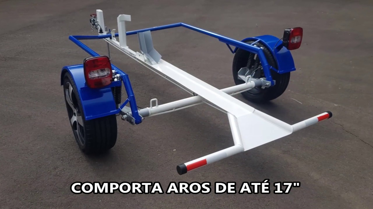 MACH1 REBOQUE CARRETINHA BASCULANTE PARA MOTO MANTS