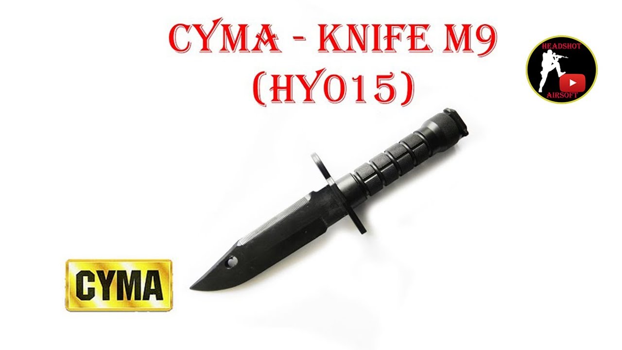 [ОБЗОР] CYMA - KNIFE / НОЖ (BAYONET) M9 airsoft (страйкбол)