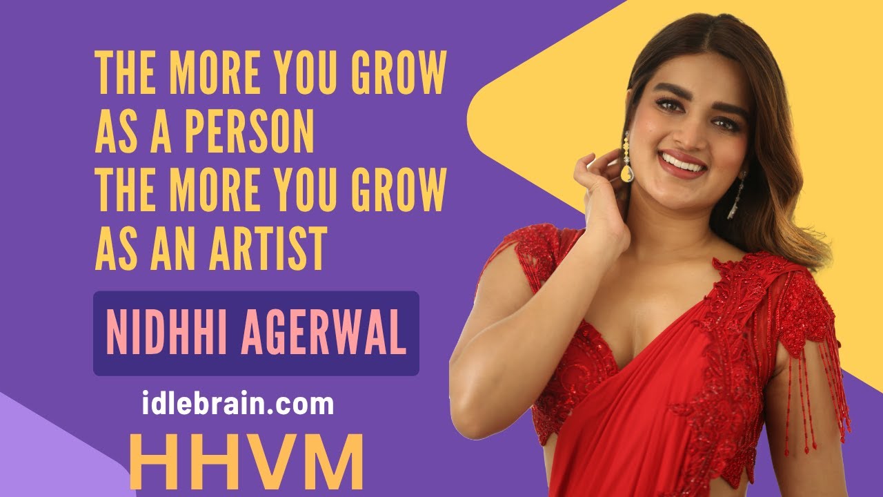 Jeevi interviews actress #NidhhiAgerwal for #HariHaraVeeraMallu - idlebrain.com