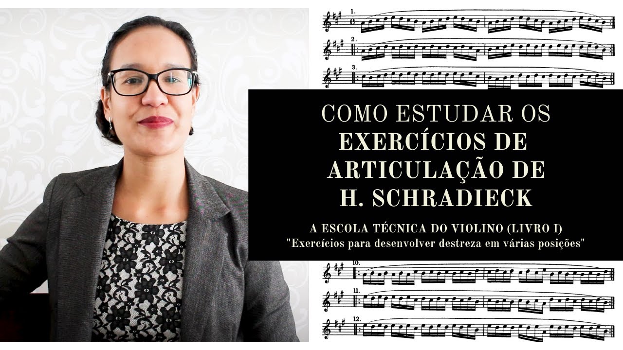 EXERCÍCIOS PARA DESENVOLVIMENTO DA ARTICULAÇÃO DE MÃO ESQUERDA | H. Schradieck - Livro 1