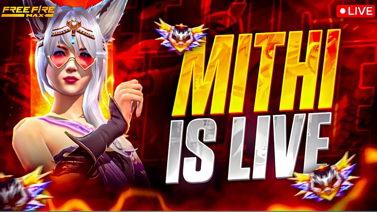 Free Fire Live  Girl Gamer 🔥|  Guild Test + Custom Room With Subscribers #fflive #garenafreefire