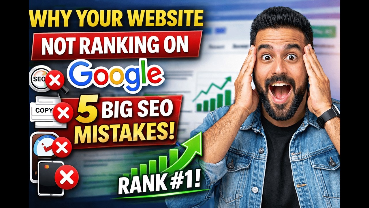 Website hai lekin Google par rank nahi kar rahi – kyun