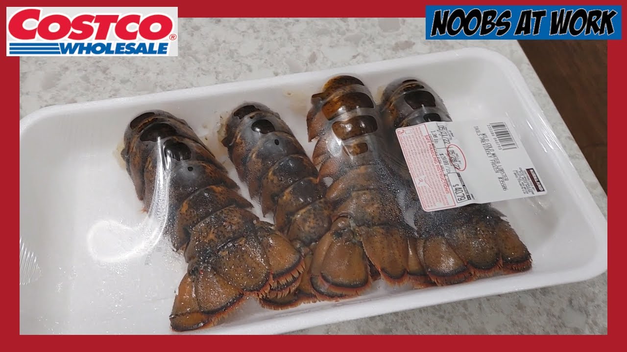 Хвосты дикого холодноводного омара Costco, предварительно замороженные — для приготовления — арти...