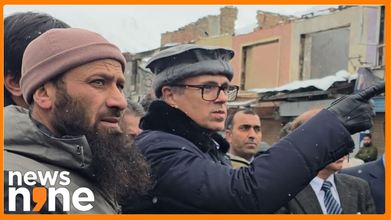 Chief Minister Omar Abdullah Visits The Fire-Hit Sonamarg Market | News9