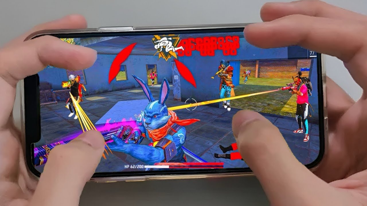 iPhone Xs Free Fire Gameplay - 60FPS!📲⚡️🗿