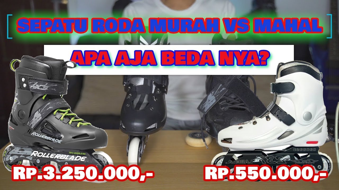 Perbedaan Sepatu Roda Murah VS Mahal