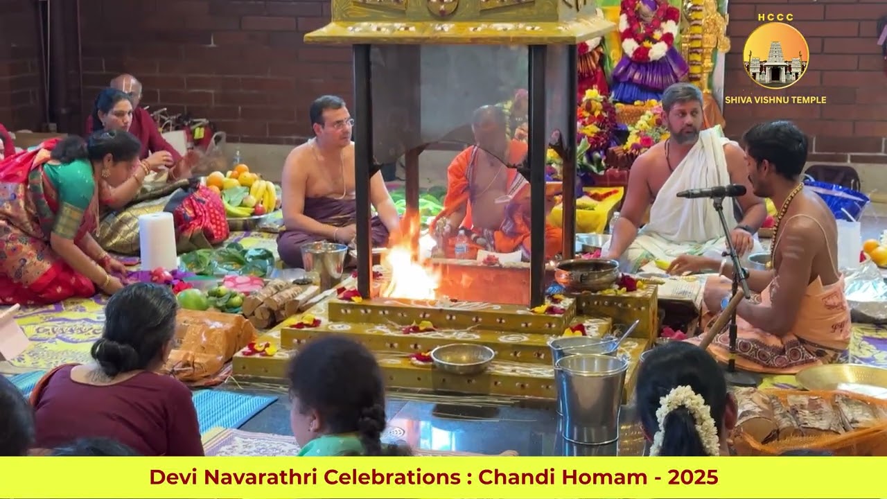 Devi Navarathri Celebrations - Chandi Homam 2025