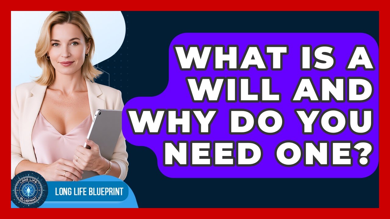What Is A Will And Why Do You Need One? - Long Life Blueprint