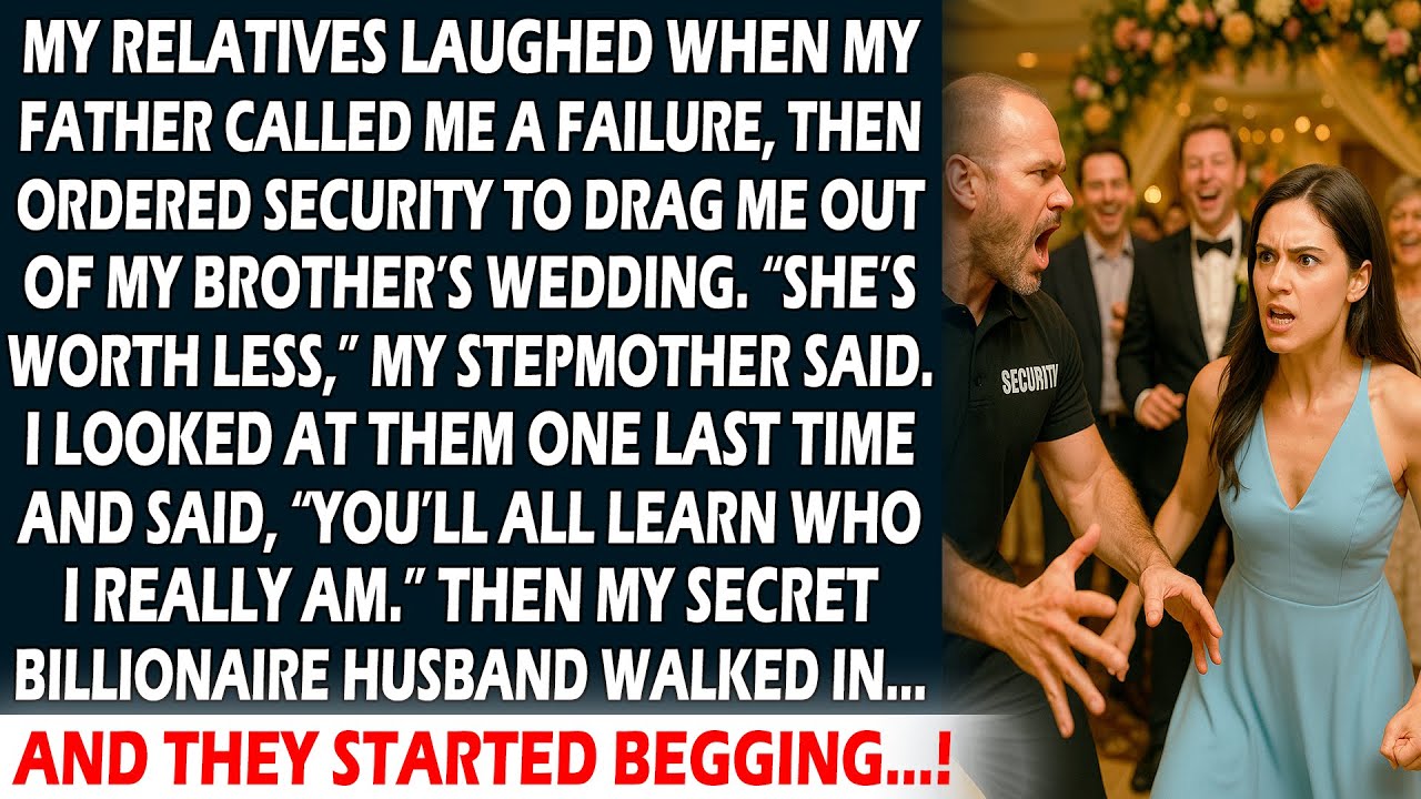 My Parents Kicked me Out From My Brother's Wedding, But When My Billionaire Husband Arrived, They...