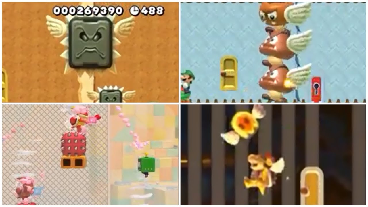 Super Mario Maker 2: My World GamerLui95 World All Bosses