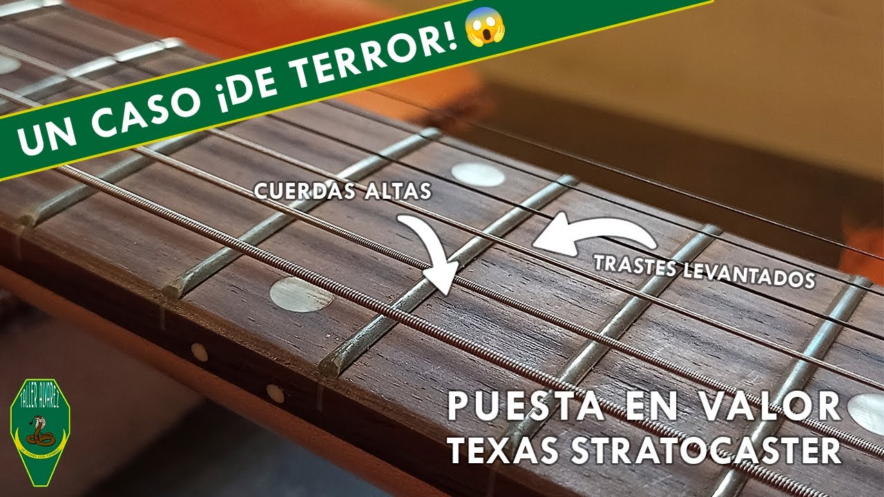 Un caso ¡De terror! 😱 - Puesta en valor - Texas Stratocaster