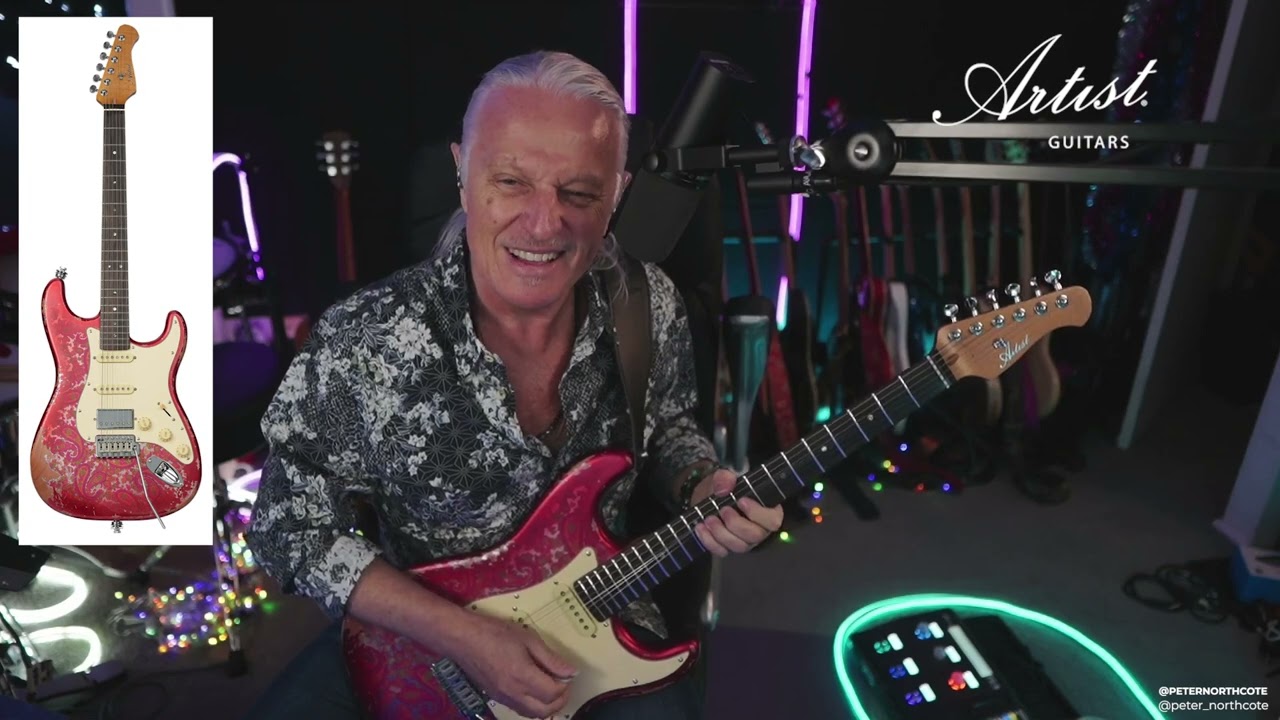 Artist AS72 Red Paisley Relic Electric Guitar Review by Peter Northcote