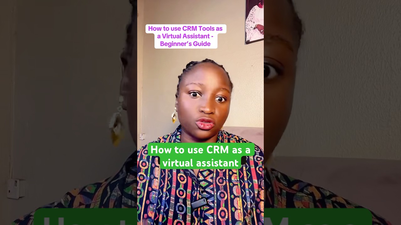 How to use CRM as a virtual assistant #crm #virtualassistant #customerservice